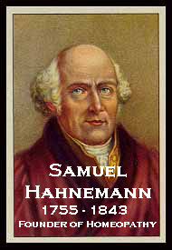Samuel Hahnemann, Founder of Homeopathy